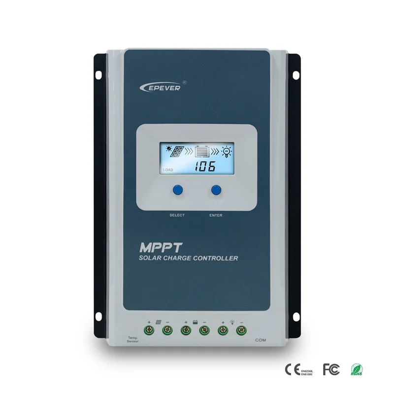 شارژ کنترلر خورشیدی 10 آمپر MPPT برند Epever مدل Tracer1210AN