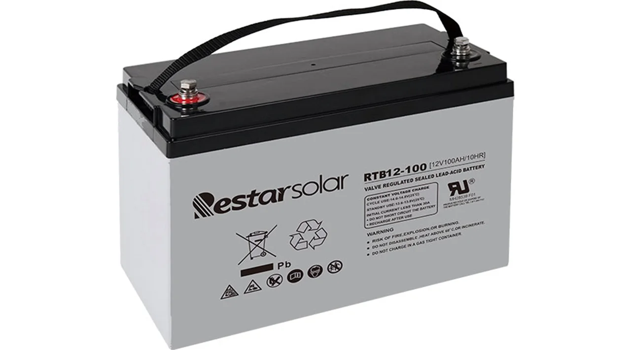 باتری 100 آمپر ساعت UPS برند Restar Solar